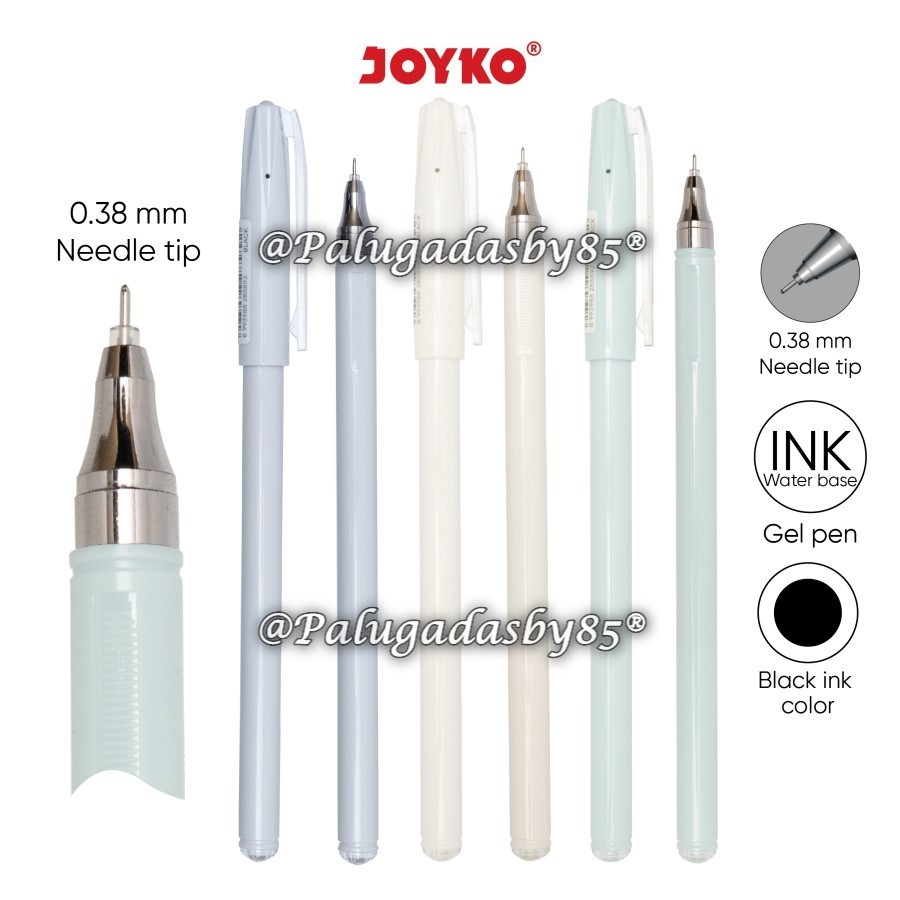 

(1 Biji) Gelpen JOYKO GP-352 Sofuto Gel 0.38 Gel Pen Hitam / Gel Pen Pulpen Pena Joyko GP-352 Sofuto Gel 0.38 mm / Gel Pen Joyko GP352 / Bolpen Joyko GP 352