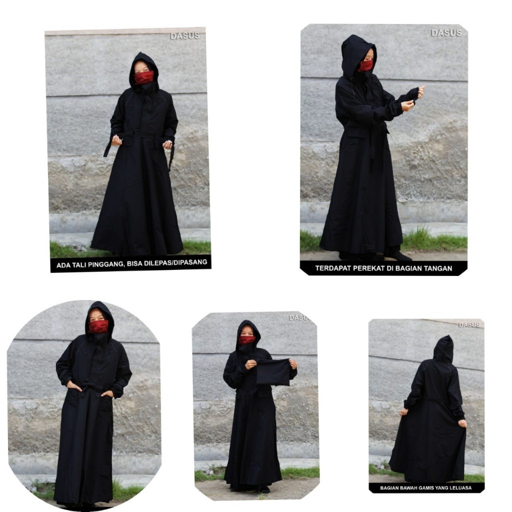 Jas hujan gamis / gamis jas hujan / jas ujan gamis / jas ujan pria wanita / jas hujan gamis jumbo / 