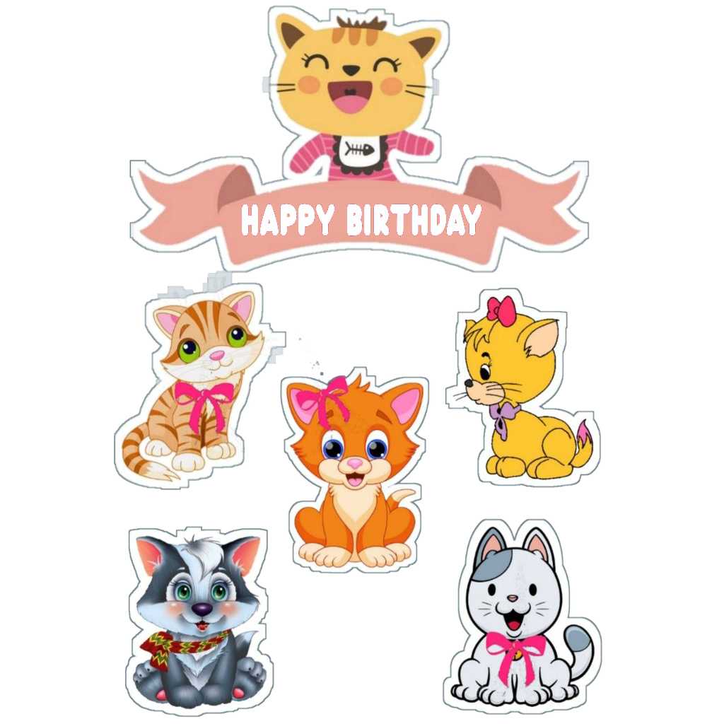 

HIASAN KUE CUSTOM TOPPER ULTAH LITTLE CAT TOPPER CAKE ULANG TAHUN