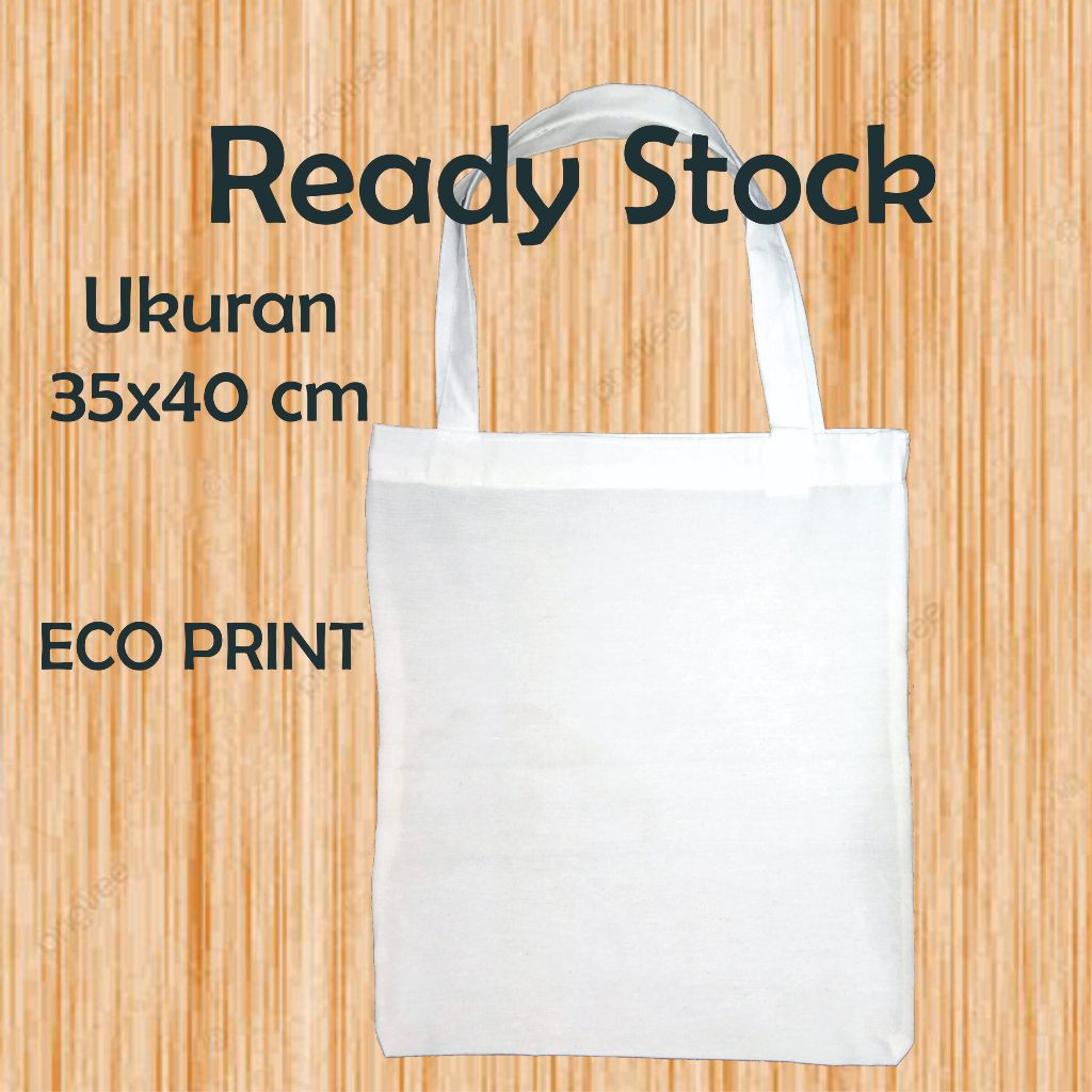 Totebag Tas Blacu Polos Ukuran 35x40 Harga Termurah Cocok Untuk Souvenir dan Bisa Untuk Eco Print