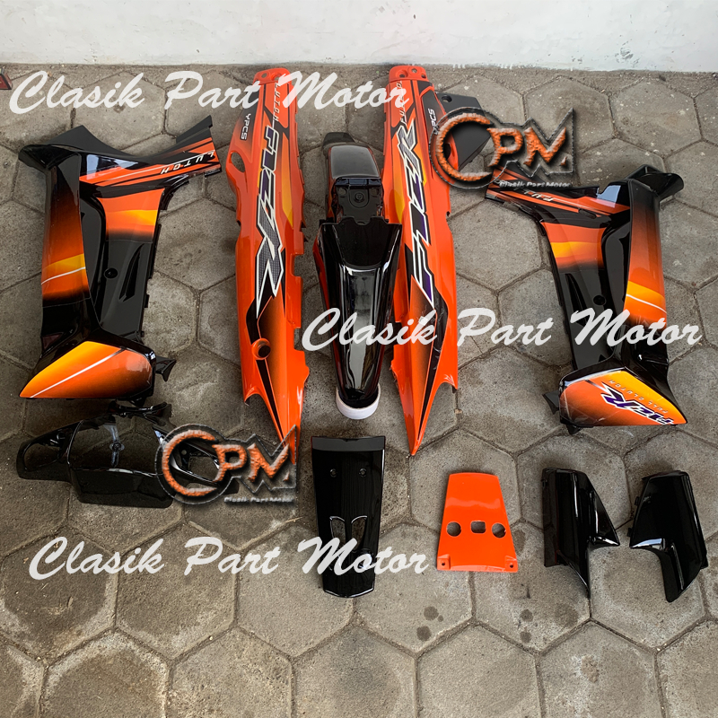 Fullset Body Halus Fizr Orange Hitam 2003