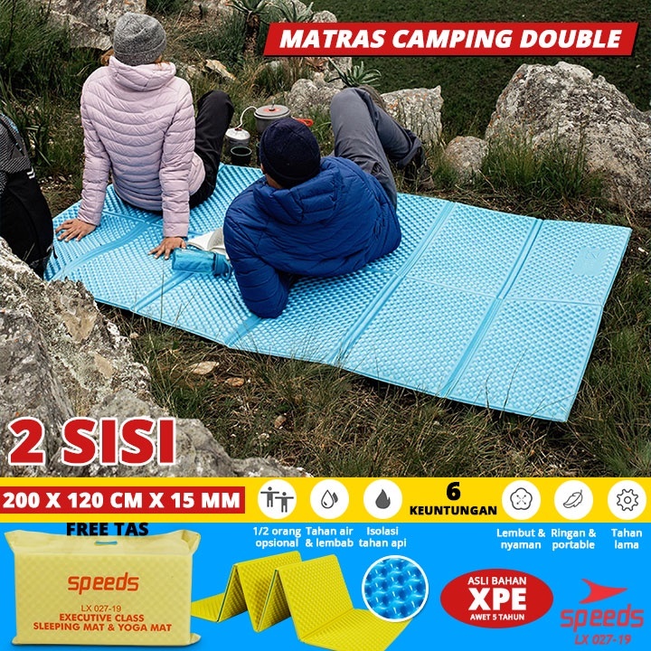 SPEEDS Matras Lipat Duduk XPE Polos Olahraga Yoga Playmat Playmate Baby Tebal Karpet Outdoor Matras 