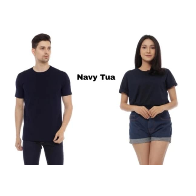Kaos polos NAVY - Kaos Polos Lengan Pendek - Kaos Navy - KAOS POLOS LENGAN PENDEK WARNA NAVY - KAOS 