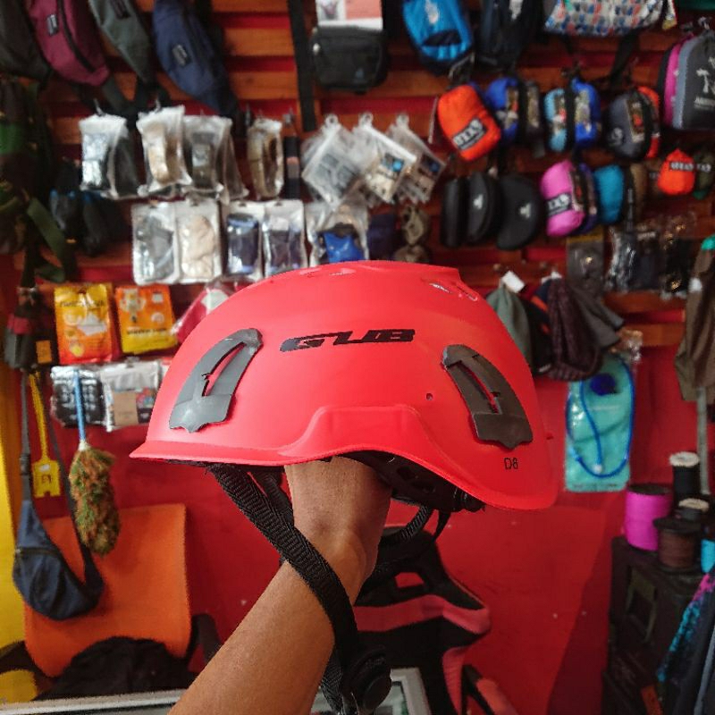 Helm Gub D8 safety work rocks climbing rafting caving outbound outdoor flying fox helmet ride sepeda