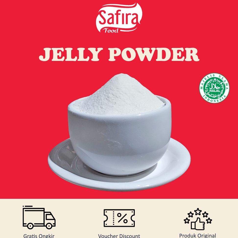 

P03894 Jelly Powder 704 (1kg) / Jellyta Jelly Powder / Tepung Jelly / Tepung Jelly 704 ➭Terupdate