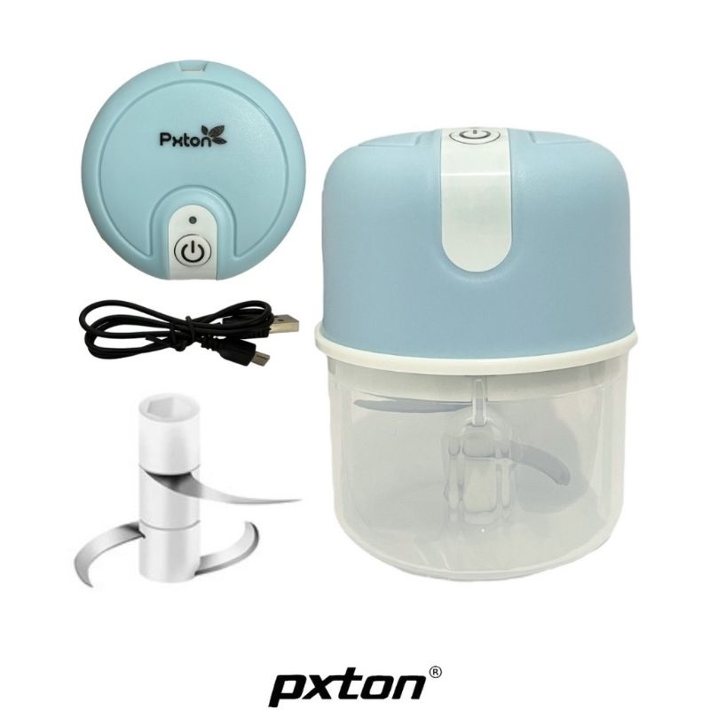 PXTON - Portable Blender Gilingan Mini Bumbu dan Daging dengan USB / USB Mini Chopper Blender Bumbu Portable Mini Cooper Blander