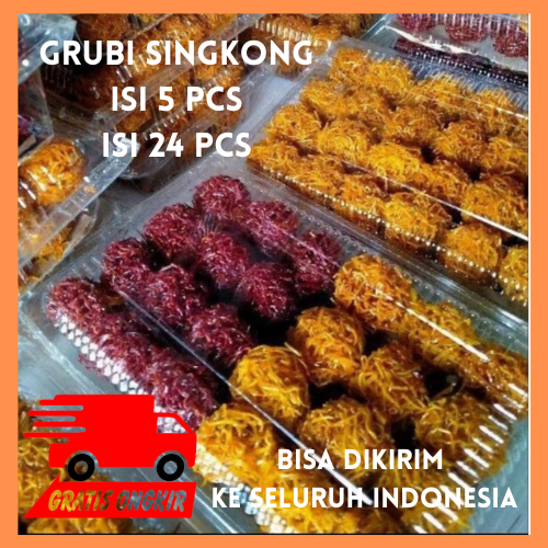 

Kremes Ubi Manis - Cemilan Grubi - Walangan Kremes Isi 5 pcs Dan 24 pcs - Kremes Grubi Isi 24Pcs MIX - Kremes Ubi Camilan Murah - Ubi Kremes Manis Isi 24 Pcs - Carang Mas Ubi Grubi Walangan Manis Krispi - Ubi Kremes Maknyus - Kremes Grubi Gula Jawa - Grub