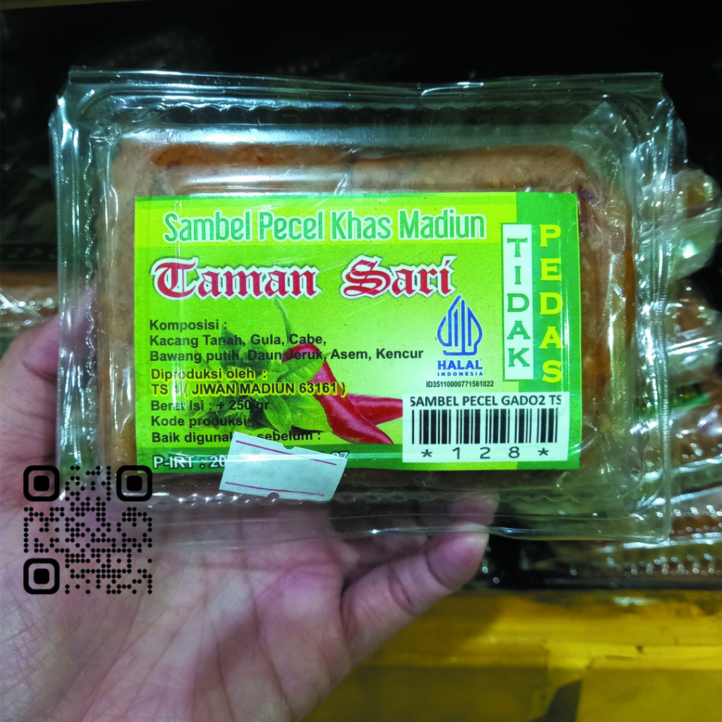 

Sambel Pecel Bumbu Pecel Khas Madiun Tidak Pedas Taman Sari