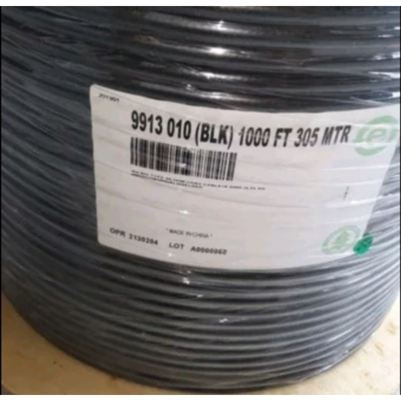 Belden 9913 RG8 / kabel Coaxial RG8 Original 50 Ohm full tembaga