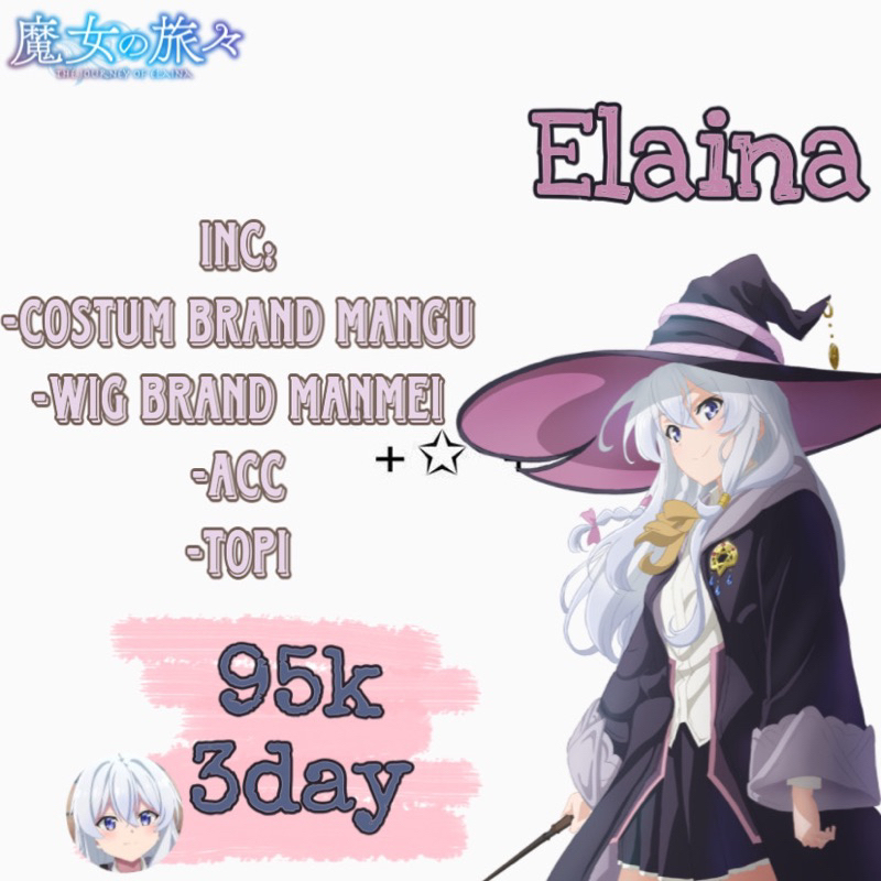 Rental elaina fullset