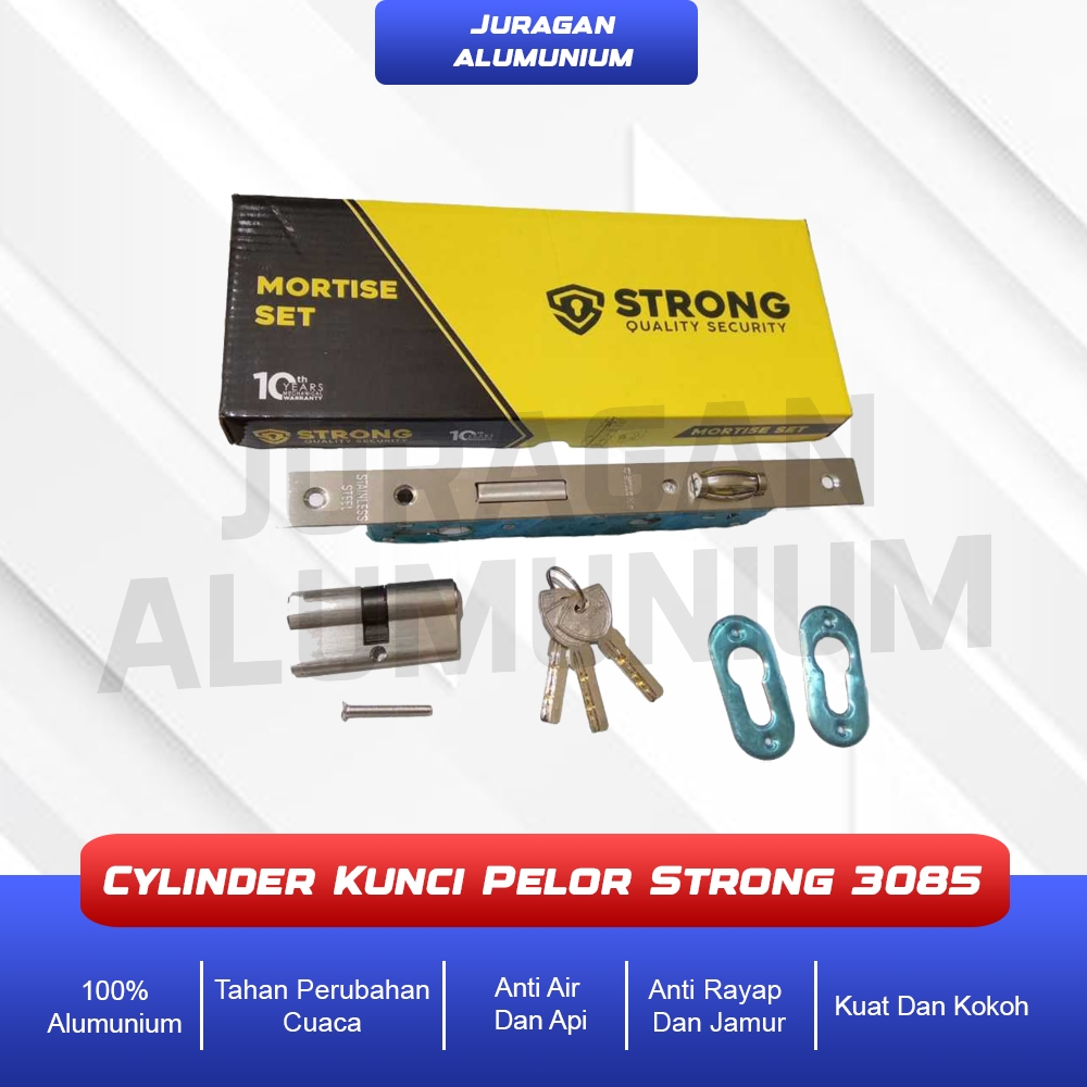 Cylinder Kunci Pelor Strong Pintu Alumunium