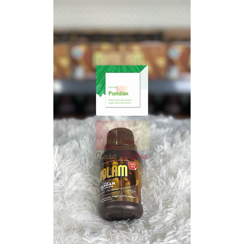 

MAGLAM PANDAN HIJAU SUJI Perisa dan Pewarna 100 gr Halal BPOM RI MD