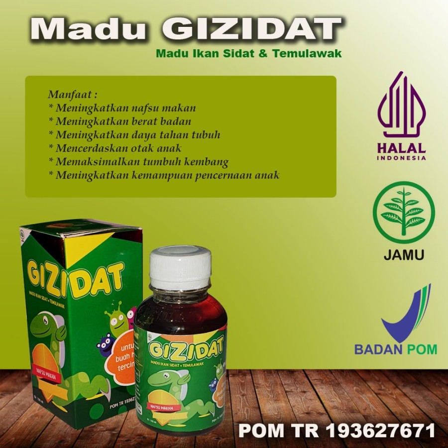 

GIZIDAT penambah nafsu makan