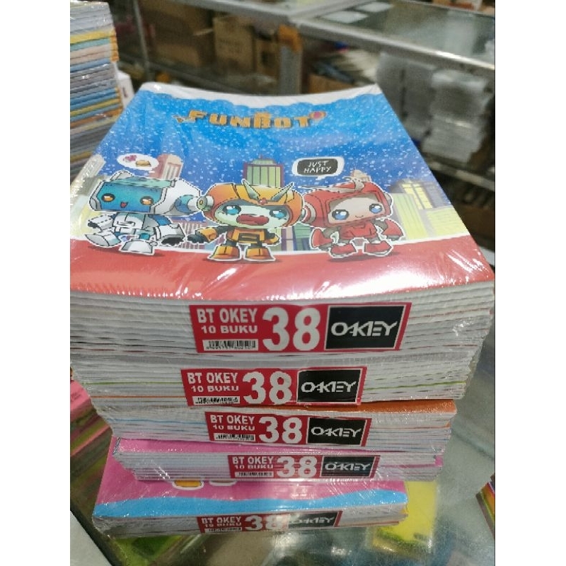 

buku tulis isi 38 OKEY per pack