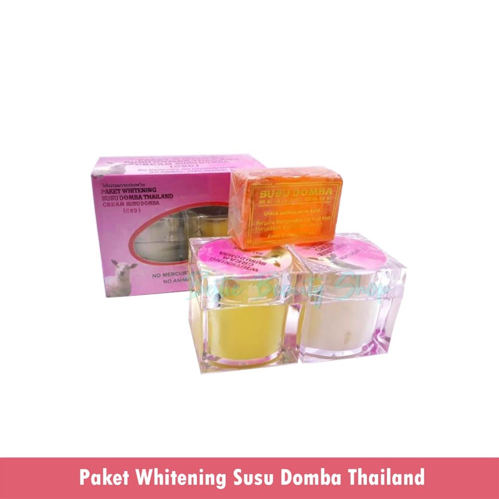 Paket Cream Susu Domba 30gr Original - Set Krim Susu domba 3in1