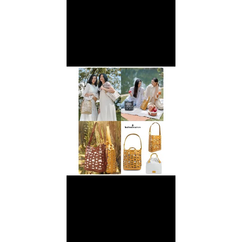 clea bucket bag Buttonscarves