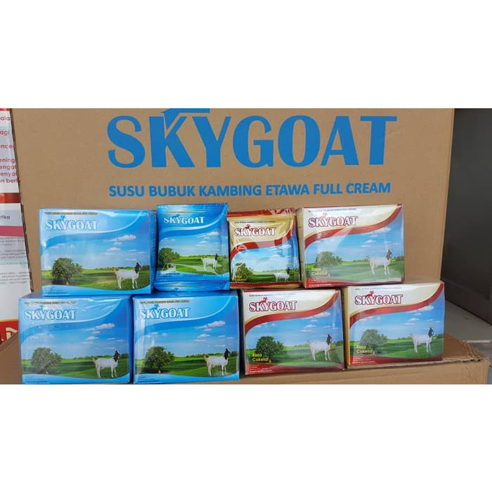 

Susu Kambing Etawa Skygoat Original dan Coklat