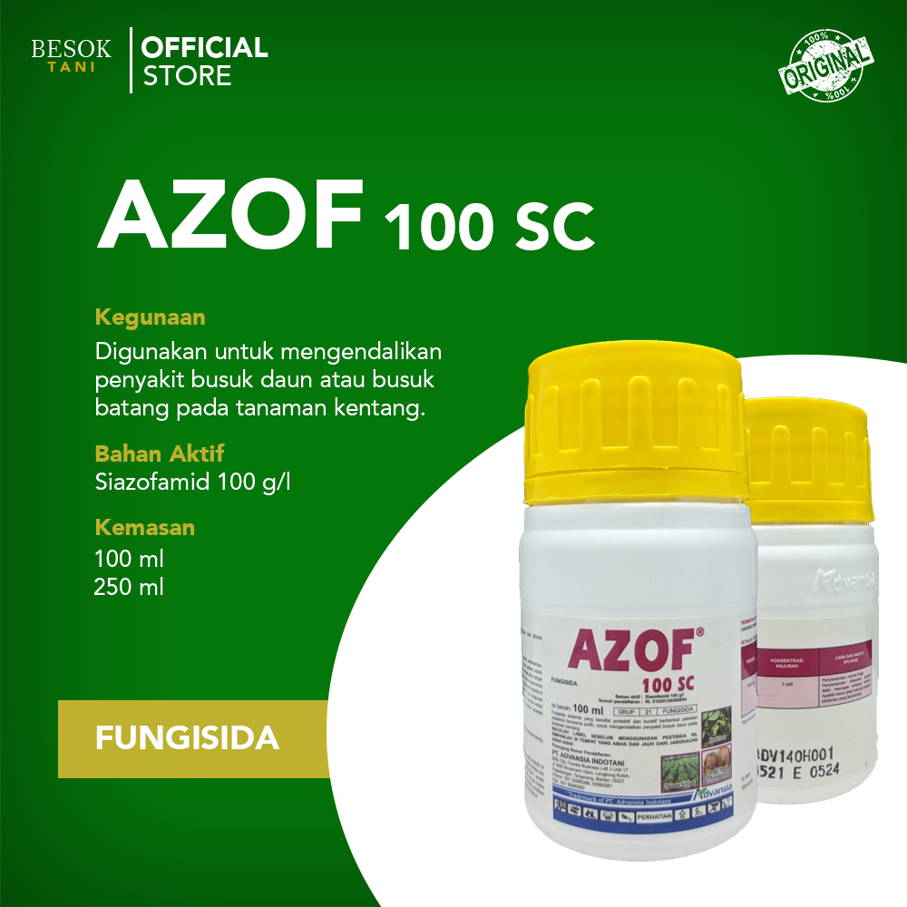 AZOF 100 SC I Fungisida I Pengendali Busuk Batang I Advansia