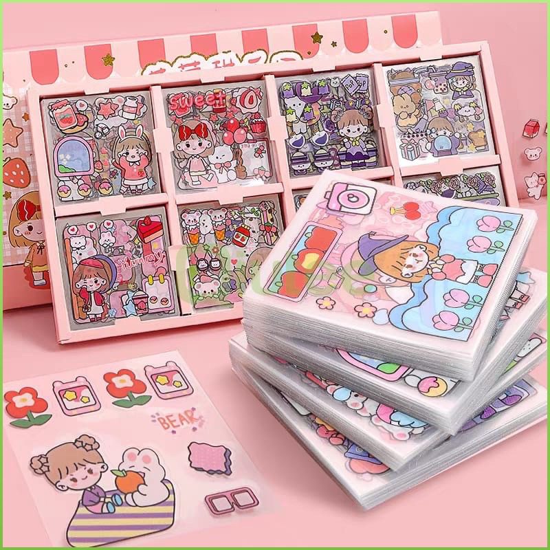 

[CUTIE BABY] Sticker Momo Set Isi 100pcs 80x80 / Stiker Koko Set