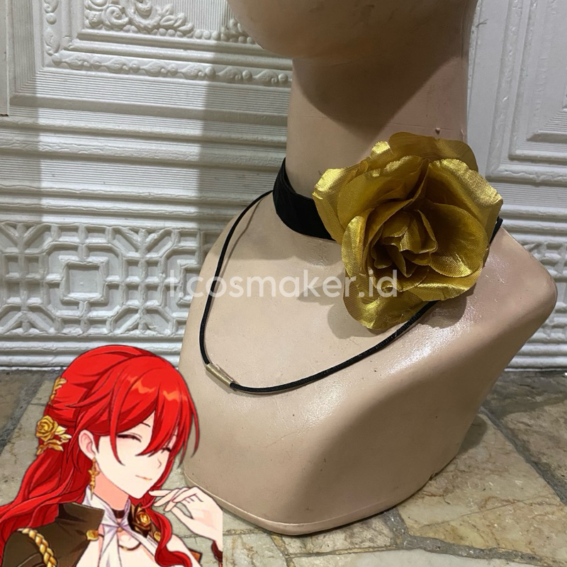 Choker Kalung Himeko Honkai Star Rail Cosplay