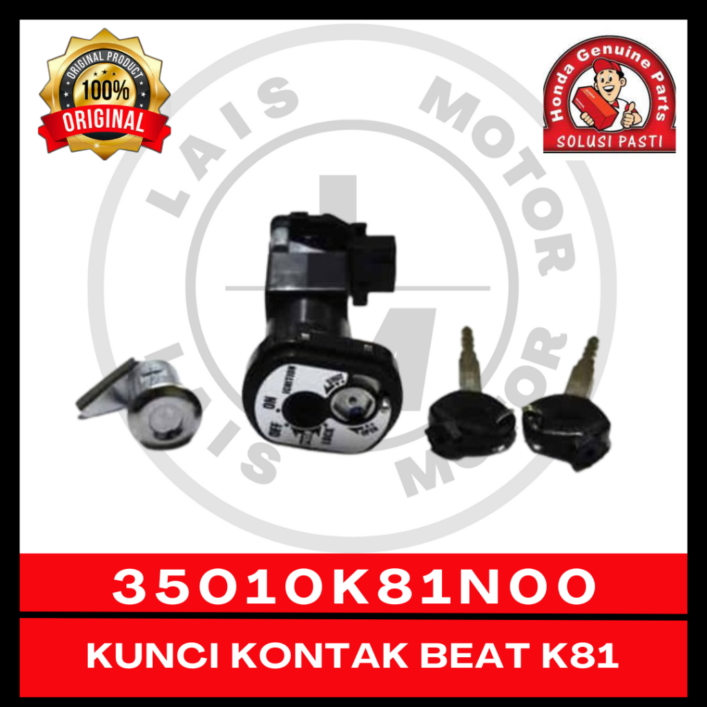 Kunci Kontak K81 Beat ESP (ECO) 35010K81N00 Original AHM