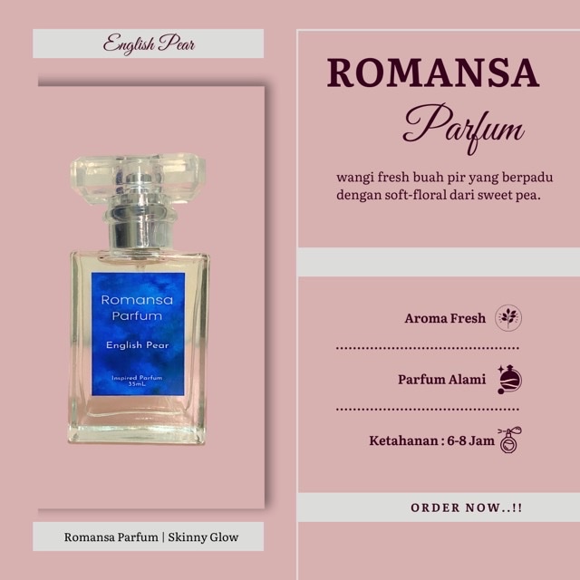 Parfum Tahan Lama | Romansa Parfum | Skinny Glow
