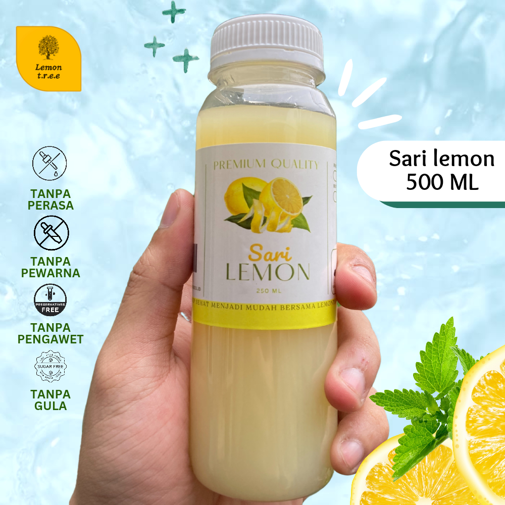 

SARI LEMON MURNI – 500ML / 100 % Pure Lemon Water / Sari Lemon California / Sari Lemon Diet Detox detoks Tubuh HALAL by LEMONTREE