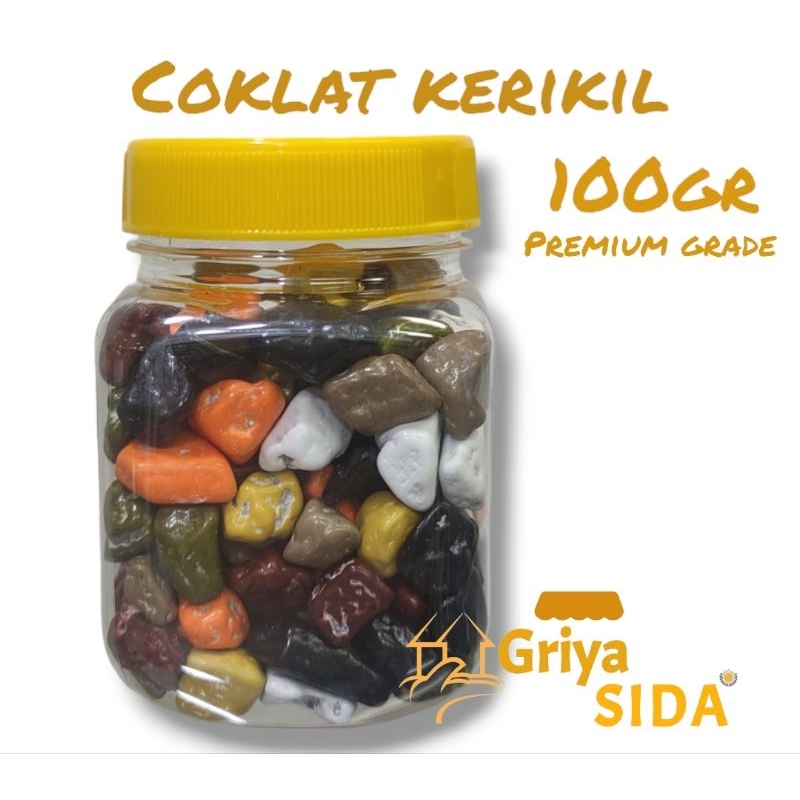 

Coklat kerikil 100gr fanatik cakiltasi premium chocostones