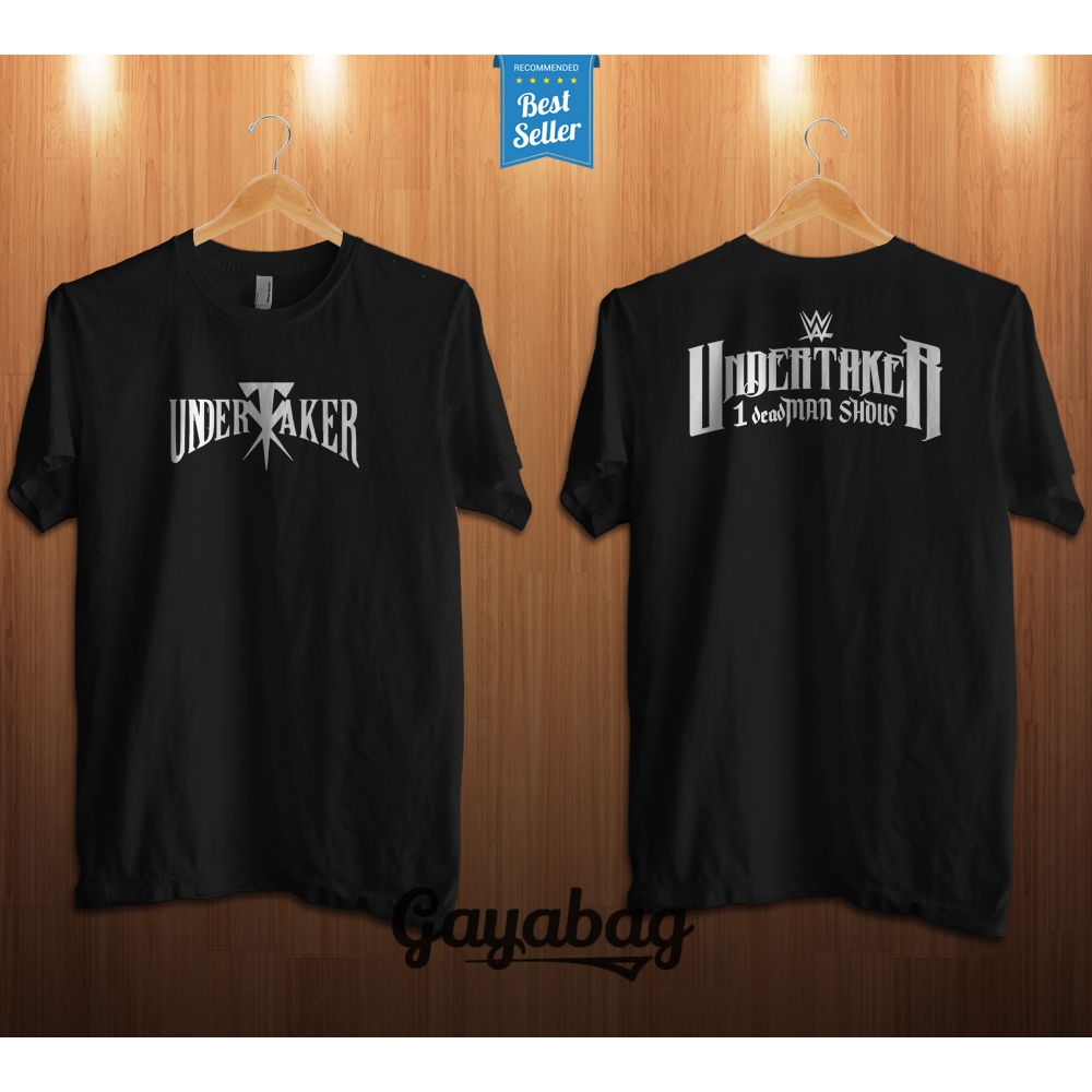 tshirt kaos baju lengan pendek pemain WWE smackdown the undertaker-style002 best seller ready