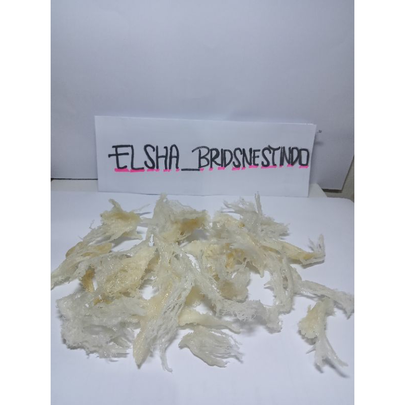 

Sarang burung walet(kakian besar mix putih dan kuning)100%tanpa tambahan kimia