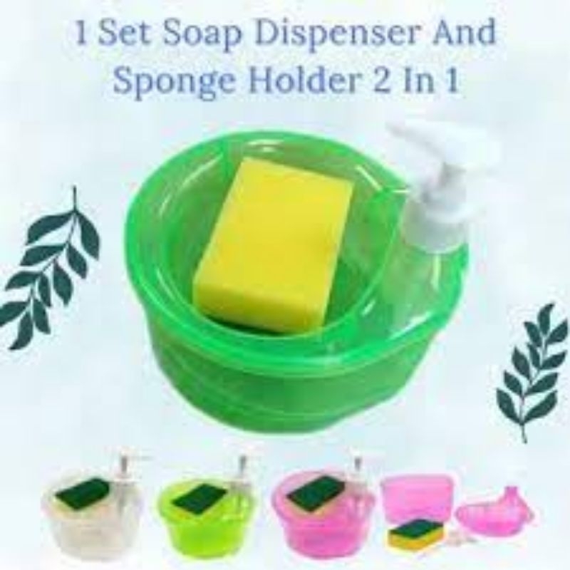 Dispenser Sabun Cuci Piring/Wadah Sabun Cuci Piring/Tempat Cuci Piring Viral 1000ML