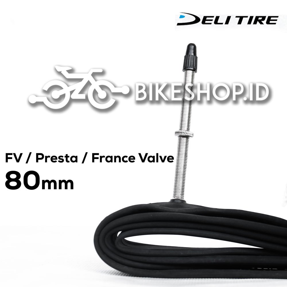 Ban Dalam Sepeda Fixie Balap 700x19-23C Presta FV 80mm DELI TIRE Bicycle Tube | High Quality