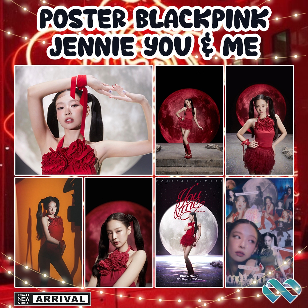 [BEBAS PILIH] Poster Photocard JENNIE BLACKPINK YOU &amp; ME A5 A6 Poster PC Kpop Murah