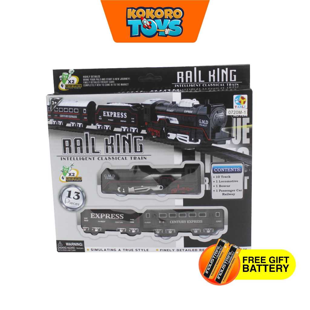 MAINAN KERETA-KERETAAN RAIL KING CLASSIC