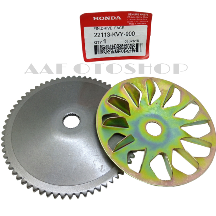 Gigi Lawan Kipas Roller Cvt Assy Set Beat Karbu / Beat Fi Stater Kasar / Spacy Lama / Scoopy Lama