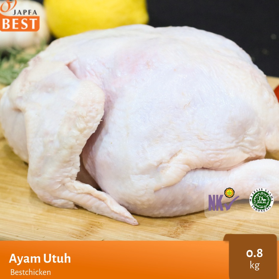 

RQPY7012 STAR Ayam Karkas Broiler / Ayam Utuh JAPFA BEST 800 gram / 0.8 kg