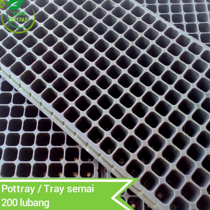 Hemat Besar, Senang Berkali-kali Lipat Pot tray_Tray semai 200 hole/lubang ❄