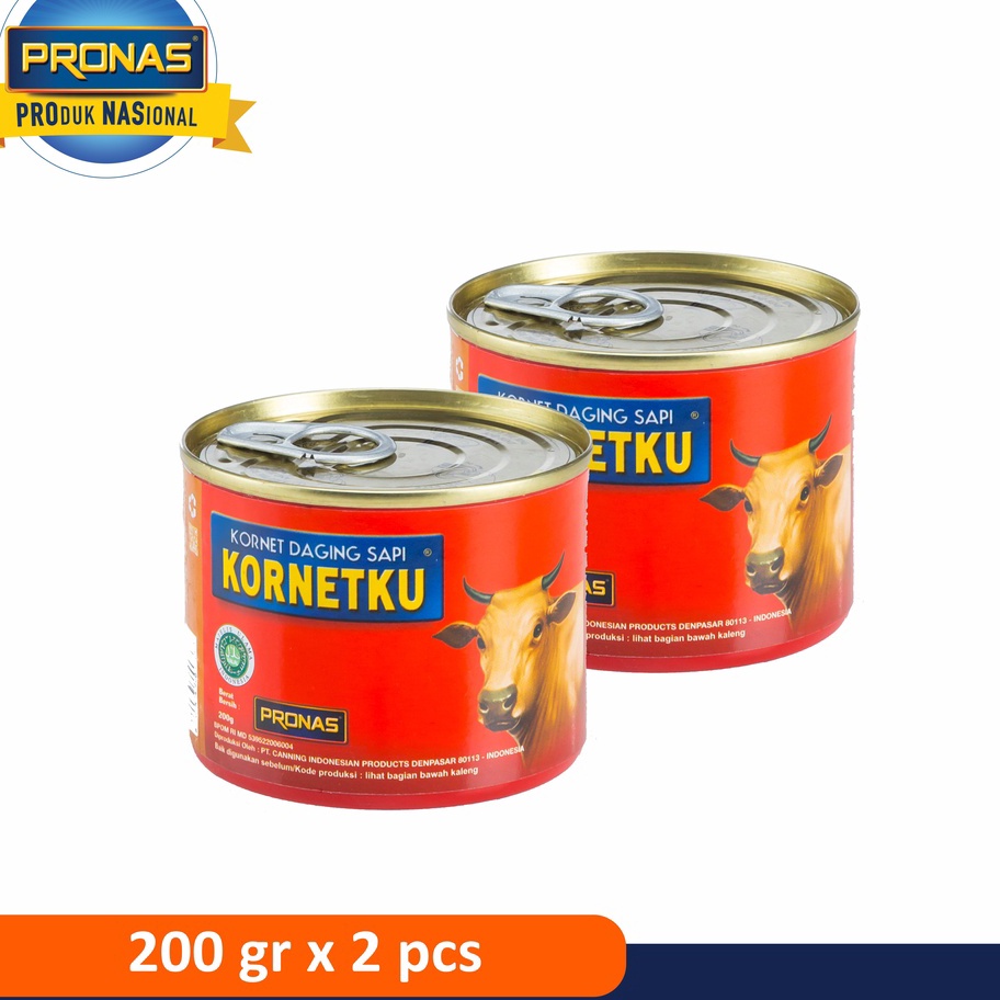 

PTXG9384 TERBARU KORNETKU Kornet Sapi 200 g Bundling 2 pcs