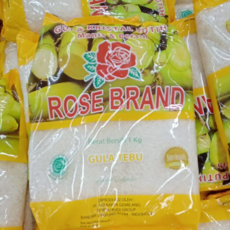 

M0del B4ru RMY-SPM ROSE BRAND GULA PASIR TEBU 1 KG CENGKARENG Kualitas Oke