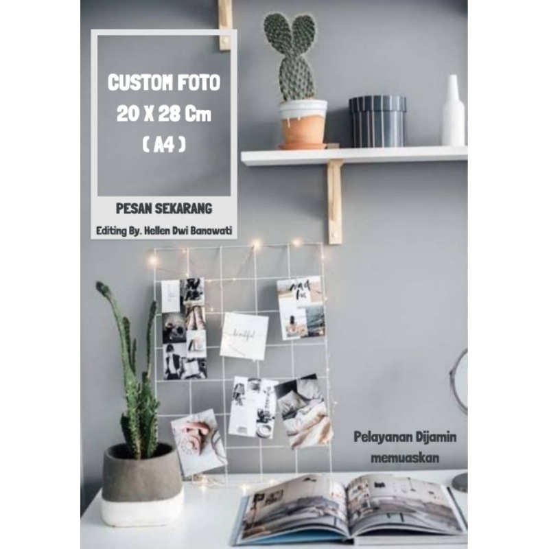 Cetak foto/poster A4