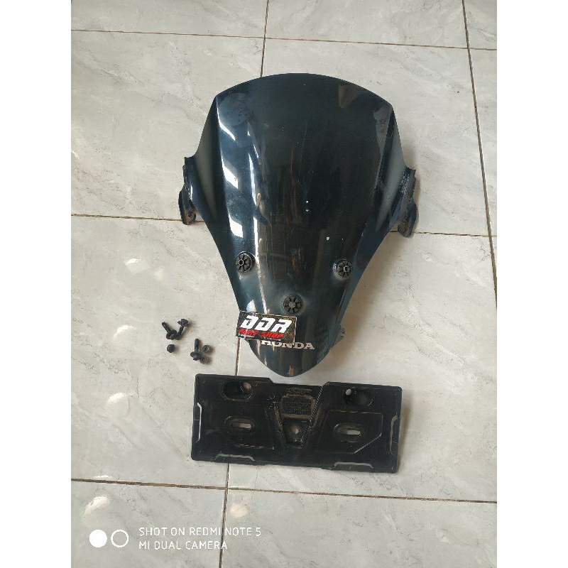 visor dudukan plat nomor pcx150 pcx 150 original honda
