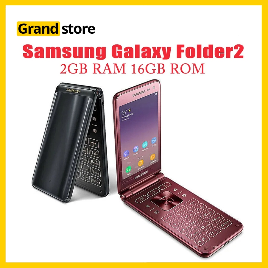 SAMSUNG GALAXY FOLDER 2 G1650 Hp Samsung Lipat Flip Android Hp Lipat Android bisa Wa Whatsapp