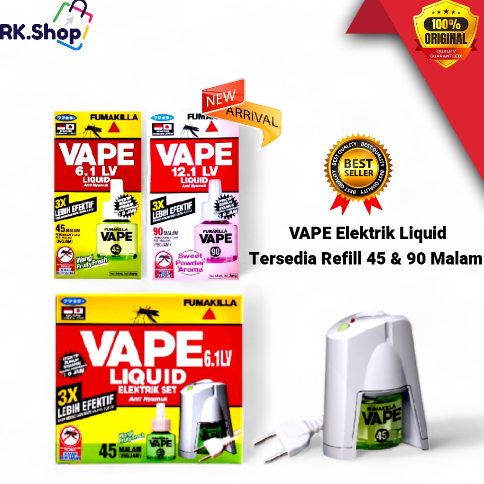 Promo Sekarang OBAT NYAMUK VAPE ELEKTRIK LIQUID