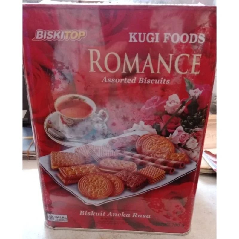 

biskitop romanse kaleng persegi 700gr