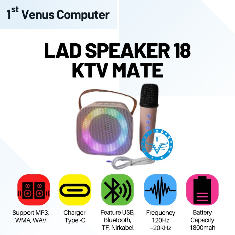 Lad Speaker 18KTV Mate + MIC / SPK07-LAD