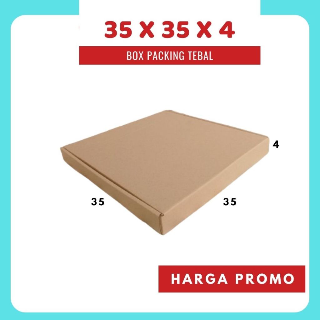 

Dus Packing 35x35x4 LS Kardus Pizza Hampers Kotak Kemasan Box Souvenir Karton Sparepart Minyak Wangi