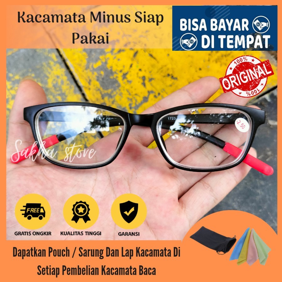 TERMURAH-Kacamata Minus Pria Kacamata Minus Wanita Model Sport Korea