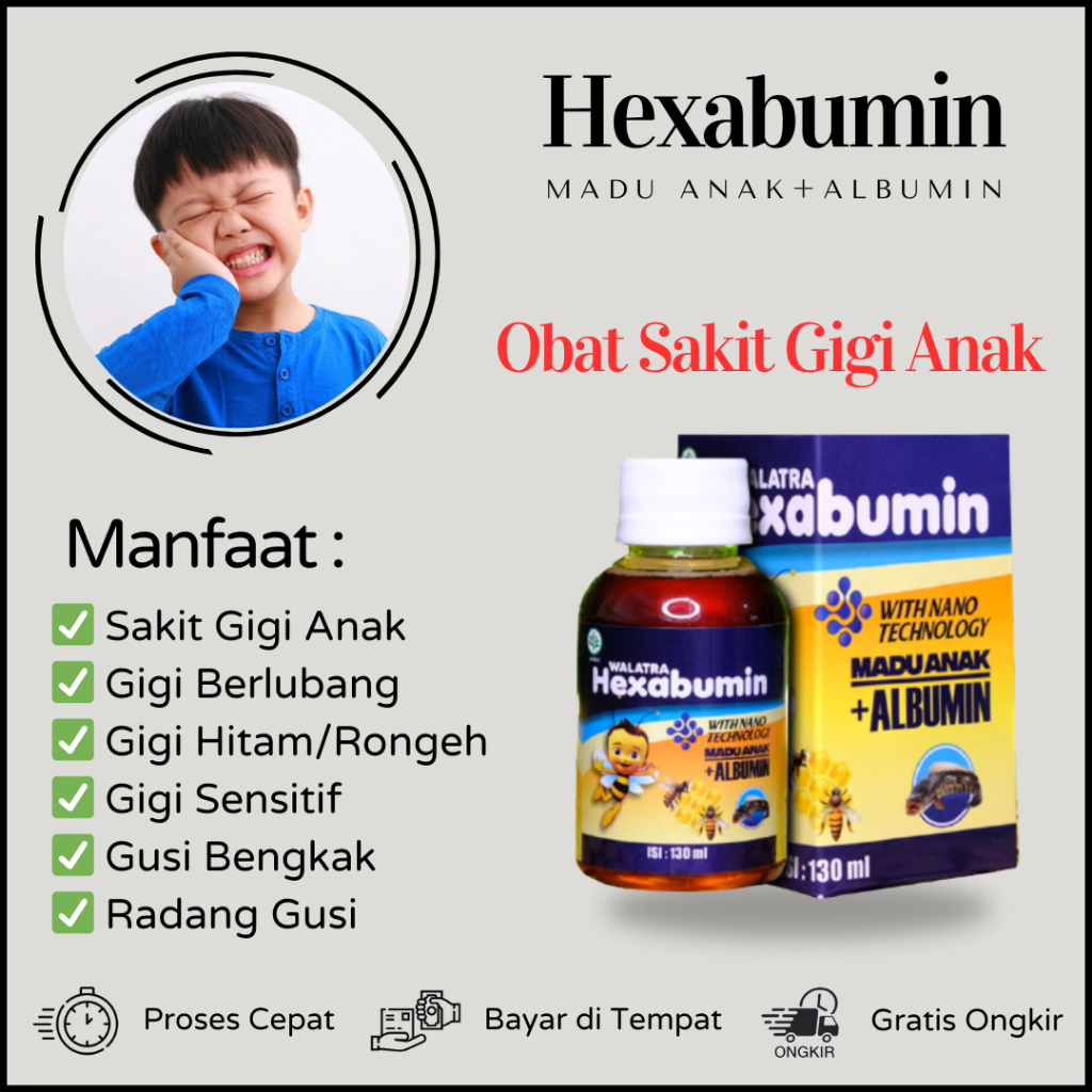 Obat Sakit Gigi Anak, Obat Gigi Berlubang, Obat Gigi Keropos, Obat Sakit Gigi Baru Tumbuh, Obat Gigi