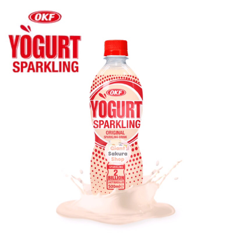 

Okf Yogurt Flavoured Sparkling Drink 500ml / minuman impor / yogurt