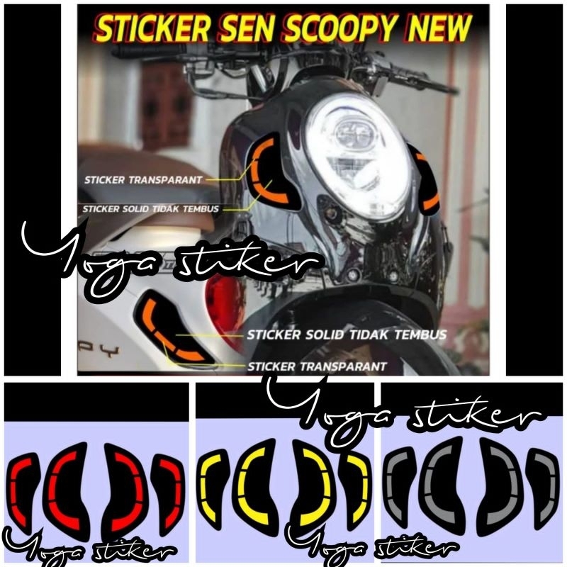 trend variasi lampu sein depan belakang Scoopy fi tahun 2020/2023